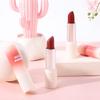Помада Suzy Meida Velvet Soft Matte Lipstick — оттенок мокко-молочно-коричневый, отбеливающий, для студенческой вечеринки.