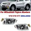 Передний бампер автомобиля противотуманная фара сигнальная лампа для Mitsubishi Pajero Montero V73 V75 V76 V77 V78 2001-2003 Дневная ходовая лампа противотуманная фара