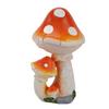 Resin Mushroom Decor 3 Mushrooms Design Exquisite Decorative Durable Versatile Outdoor Garden Decor