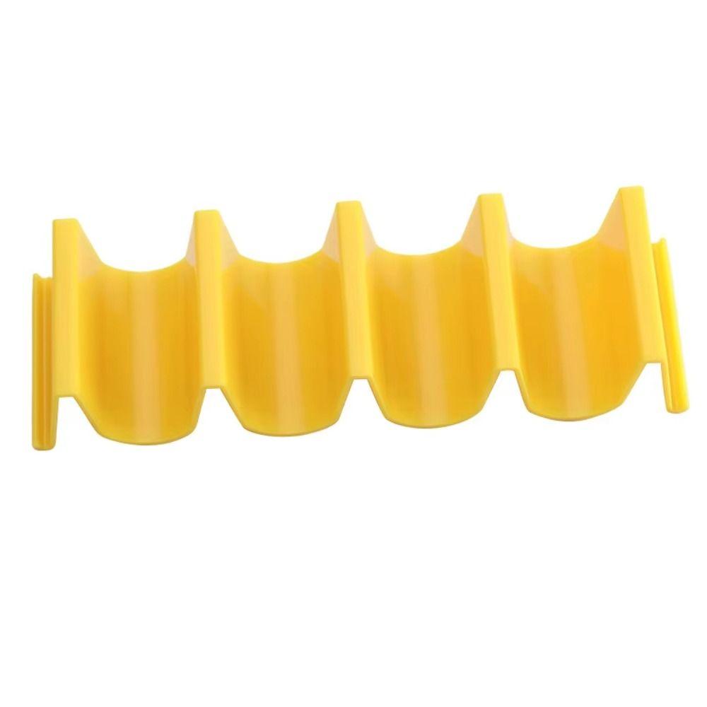 6Pcs 4-Slot Taco Holder Stand 6-Color Pancake Shelf Convenient Mexican Food Display Holders Kitchen
