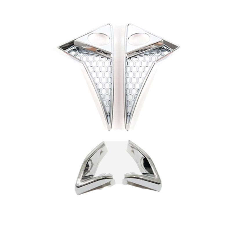 For Nissan Qashqai J12 2024 carbon fiber Front bumper Fog Light Cover Foglight Vent Bumper Garnish Car Accessories