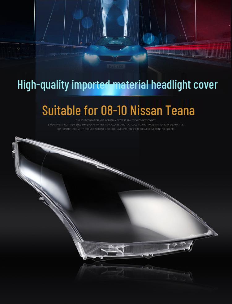 08-10 Teana Headlight Lens & Cover Replacement Set