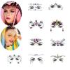 3D-наклейки для лица, татуировки, сексуальный макияж, вечерние блестящие женские украшения для лица