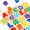 Montessori Kids' Educational Puzzle: Numbers, Letters, Shapes & Sizes Pegboard