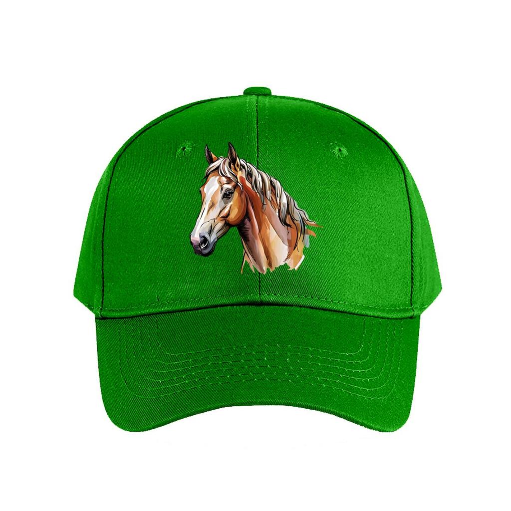 Colorful Horse Art Print Wall Decor Baseball Cap Fashion Unisex Sunhat Womens Outdoor Sports Snapback Cap