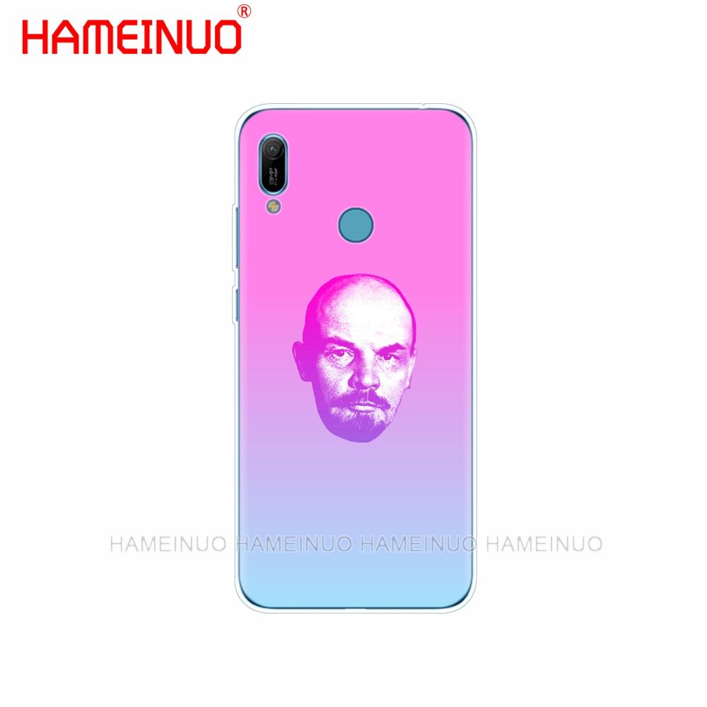 Силиконовый чехол для телефона huawei Y5 Y6 Y7 Y9 PRO PRIME 2019 honor 8s 8a 20 LITE PRO 10i view 20 V20 lenin флаг Советского Союза