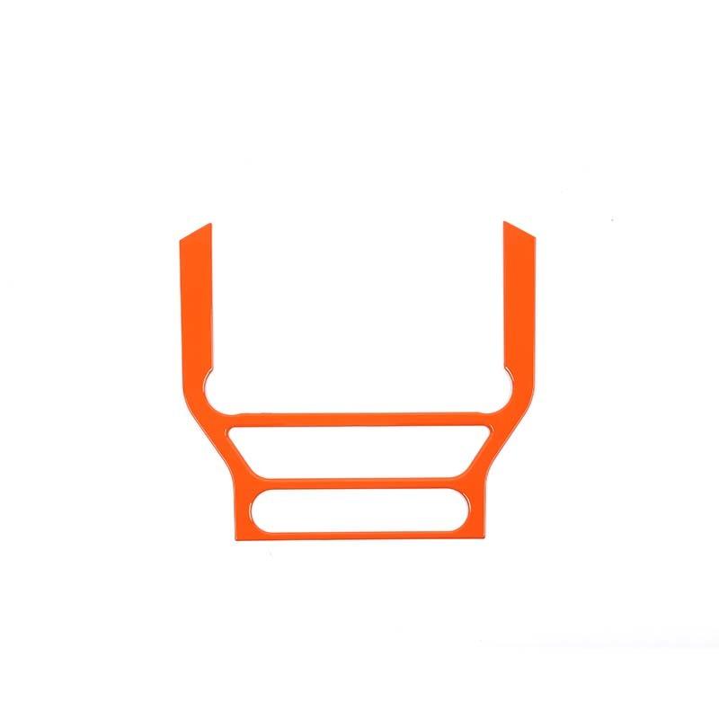 Car Central Control Navigation Panel Decorative Cover Stickers Fit For Ford Mustang 2015 Up ABS Interior Accessories