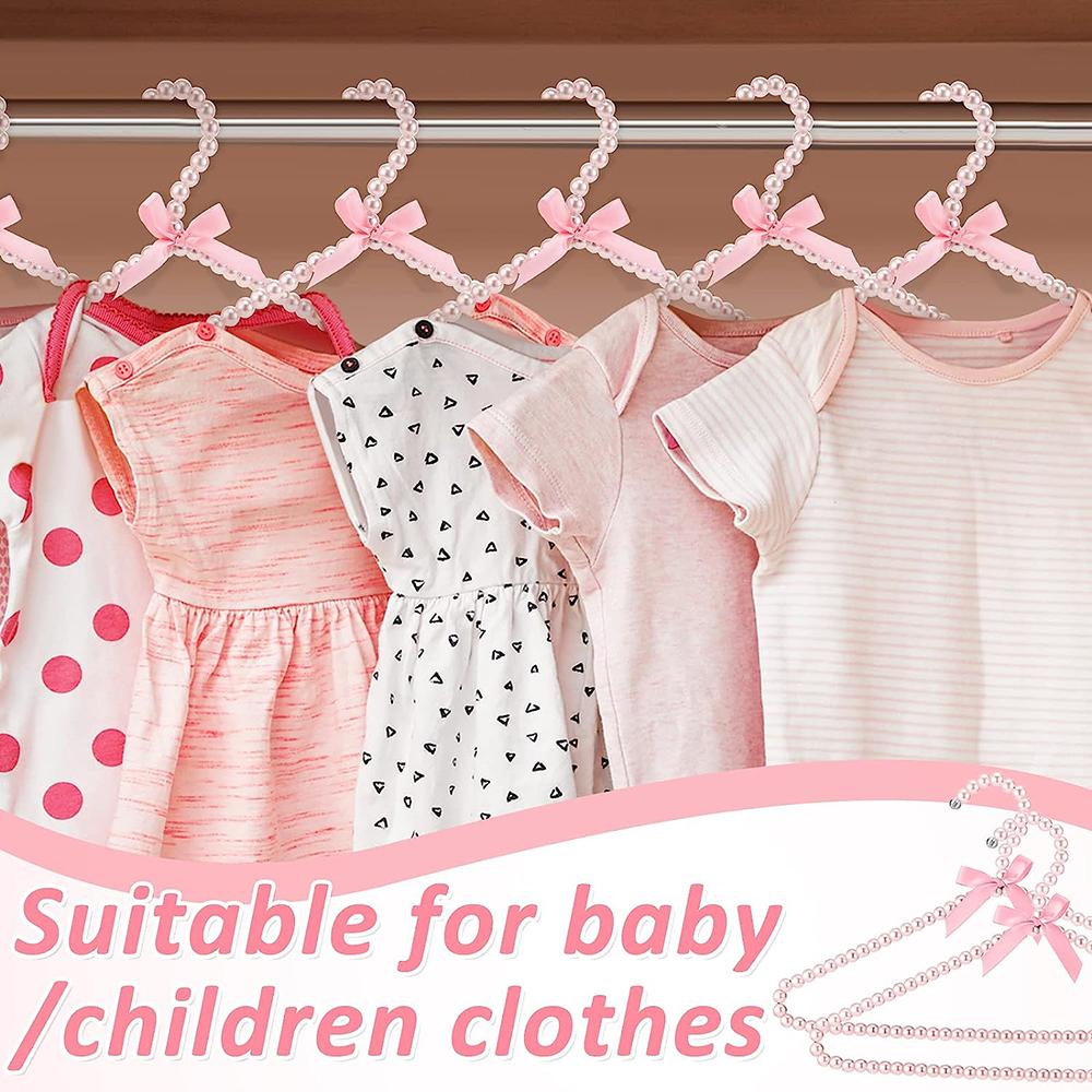 1/2 шт. вешалки для одежды с жемчужными бусинами, элегантная вешалка для свадебных платьев и брюк, органайзер для хранения пальто в шкафу, стандартные вешалки