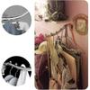 Wall Mount Clothes Hanger Metal Heavy Duty Drying Coat Hook Rotable Clothing Hanging Storage Hook Holder - DD