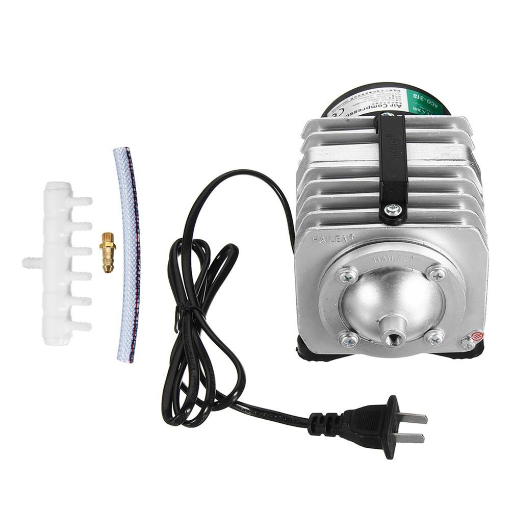 Воздушный насос Аэратор 25W/30W/35W/45W Электромагнитный воздушный компрессор Аквариум Кислородный рыбный пруд