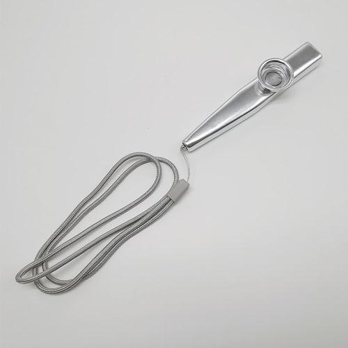 Lightweight Submarine Kazoo, Metal Kazoo, for Practice, Beginners, and Performance Classes (Silver)