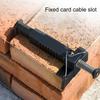 2/5Pcs Bricklaying Pullers Spring-loaded Time-saving Sturdy Anti-slip Leveling Engineering Plastic Spring-loaded Brick Line Runners for Architecture