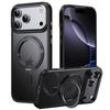 Вращающийся на 360° держатель Прозрачный магнитный чехол для IPhone 17 Pro Max 16 Plus 15 14 13 12 11 Удобный захват Ударопрочная крышка