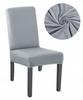 Smooth Gray Chair Cover Universal