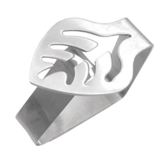 Зажим для скатерти, полый цветок, лист, бабочка, форма луны, сверхмощный ветрозащитный держатель из нержавеющей стали для обеденного стола, зажим, кухонные гаджеты