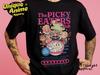 Picky Eaters Club Retro Anime Shirt and Kids Tshirt: Fantasy Foodie Gamer Tee