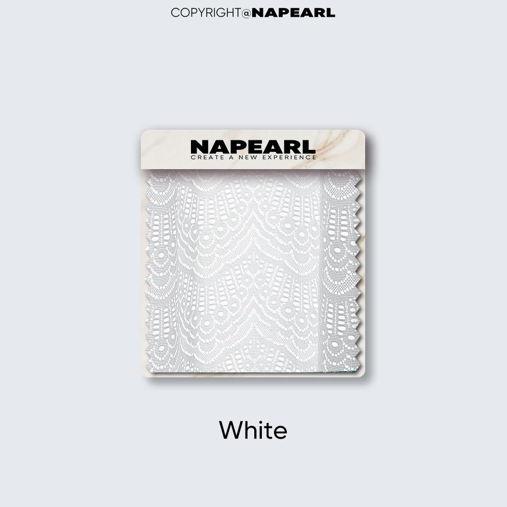 1 шт. NAPEARL 10-20% затемнение французский стиль простой романтический кружевной основы вязаный чистый белый газовый занавес для гостиной спальни балкона домашний декор