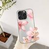 Чехол для телефона с принтом цветов лилии и гибискуса для iPhone 17 16 E 15 14 13 12 11 Pro Max Plus 17 Air Color Ударопрочный задний серебристый чехол