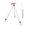Surveying Prism Pole Tripod, Total Station Tripod, 75-120cm High, Retractable Aluminum Alloy Centering Rod Clamp