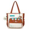 Student Class Bag Cartoon Shoulder Bag Large Capacity Tote Bag