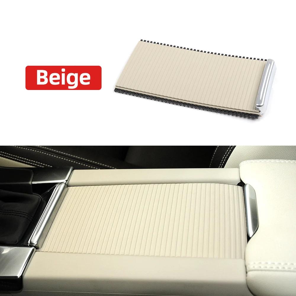 For Volvo S60 V60 XC60 Central Armrest Water Cup Holder Pull Curtain Rolling Shutter Cover Plate 39868873 39868875
