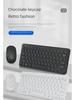 Беспроводная бесшумная клавиатура и мышь Chocolate Keycap для офисного и портативного использования с быстрой доставкой