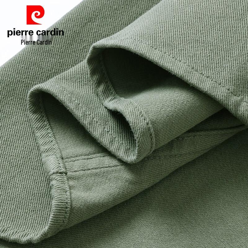 Мужская однотонная рубашка Pierre Cardin, 100% хлопок, не требующая глажки, для делового кэжуал