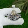 Mothers day Deal Sterling Silver Natural Golden Rutile Wedding Pendant Jewelry