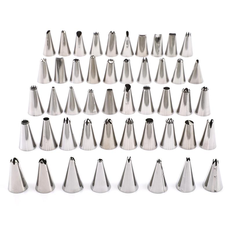 56 шт., насадка для торта, набор насадок для украшения торта, разбрызгиватель для крема, инструмент для моделирования торта «сделай сам»