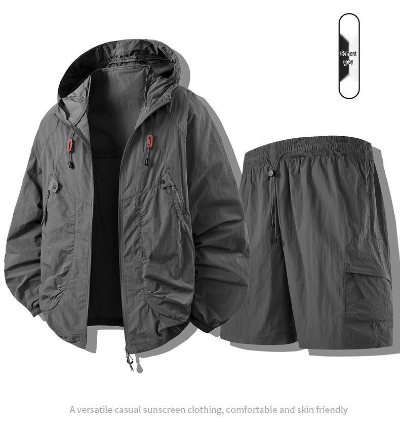 Куртка с капюшоном для защиты от солнца UPF 50+ для пар - Дышащая летняя одежда для рыбалки на открытом воздухе