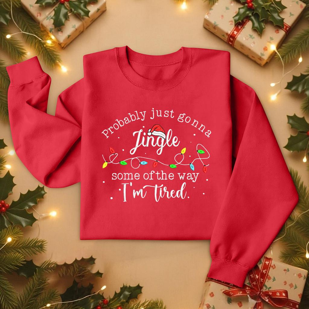 Christmas T-Shirts And Sweatshirts, Women'S Sweatshirts, Long-Sleeved Pullover Sweatshirts, Women'S Long-Sleeved Tops
