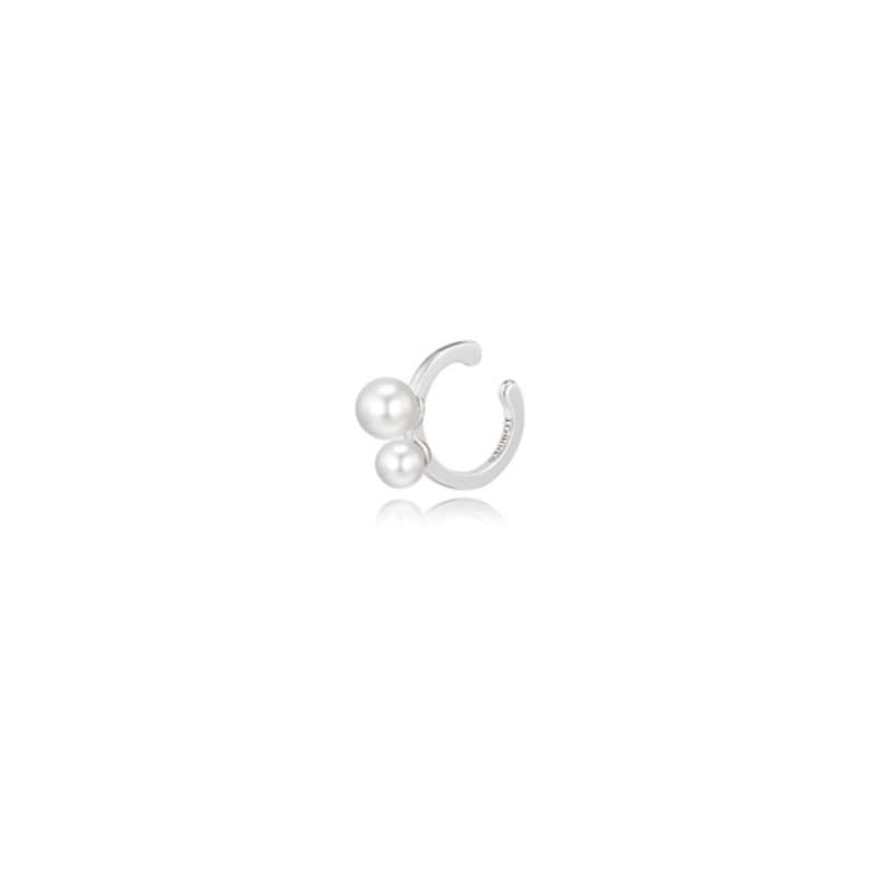DIDIER DUBOT Signature D Silver Ear Cuff JDRET4S636W