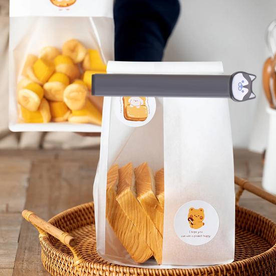 1/4 шт. уплотнительные зажимы для хранения продуктов, многоразовый зажим для сумки, герметик, предотвращает попадание влаги, дизайн зажимов для животных, кошек, щенков, кухонный инструмент