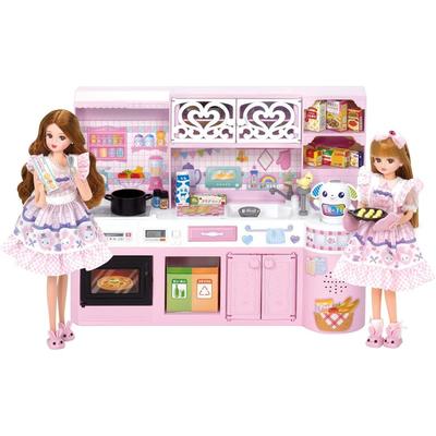 Ликка-тян LF-06 Говорящая кухня, игровой набор с аксессуарами и куклой