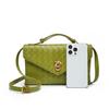 New Handwoven Small Square Bag Fashionable Women's Handbag Briefcase Large Capacity Shoulder Messenger Bag