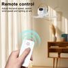 Потолочный вентилятор с подсветкой и пультом управления, 3 скорости, сильный воздушный поток, низкий уровень шума, перезаряжаемый, портативный вентилятор для палатки, подвесной потолочный вентилятор