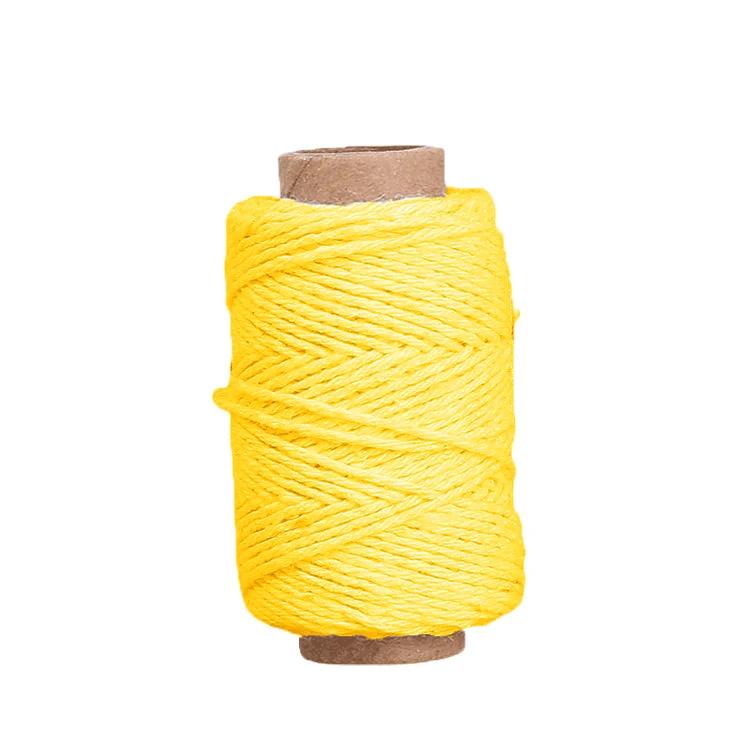 Хлопковый макраме шнур веревка богема свадьба ремесла DIY шпагат нить нить ручная работа шитье дом настенные подвески декор для вечеринки