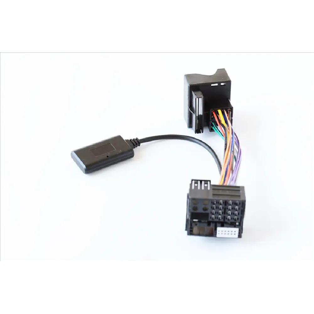 Car Bluetooth Audio AUX Cable Big Plug Adapter 12-Pin For BMW E60 E63 E64 E62 CD