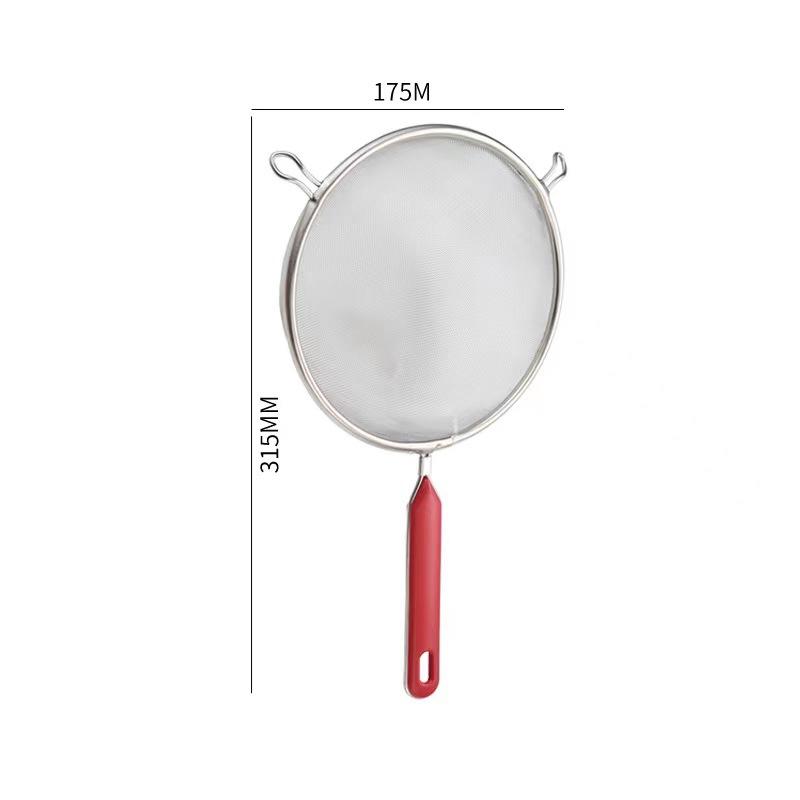 Для кухни Дуршлаг с подвесными ушками Сито из нержавеющей стали для муки Сушилка для лапши Масло для жарки Шумовка Совок Кухонная утварь