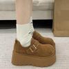 Autumn Retro Small Man Heightening Platform Single Shoes Women's New Retro Versatile