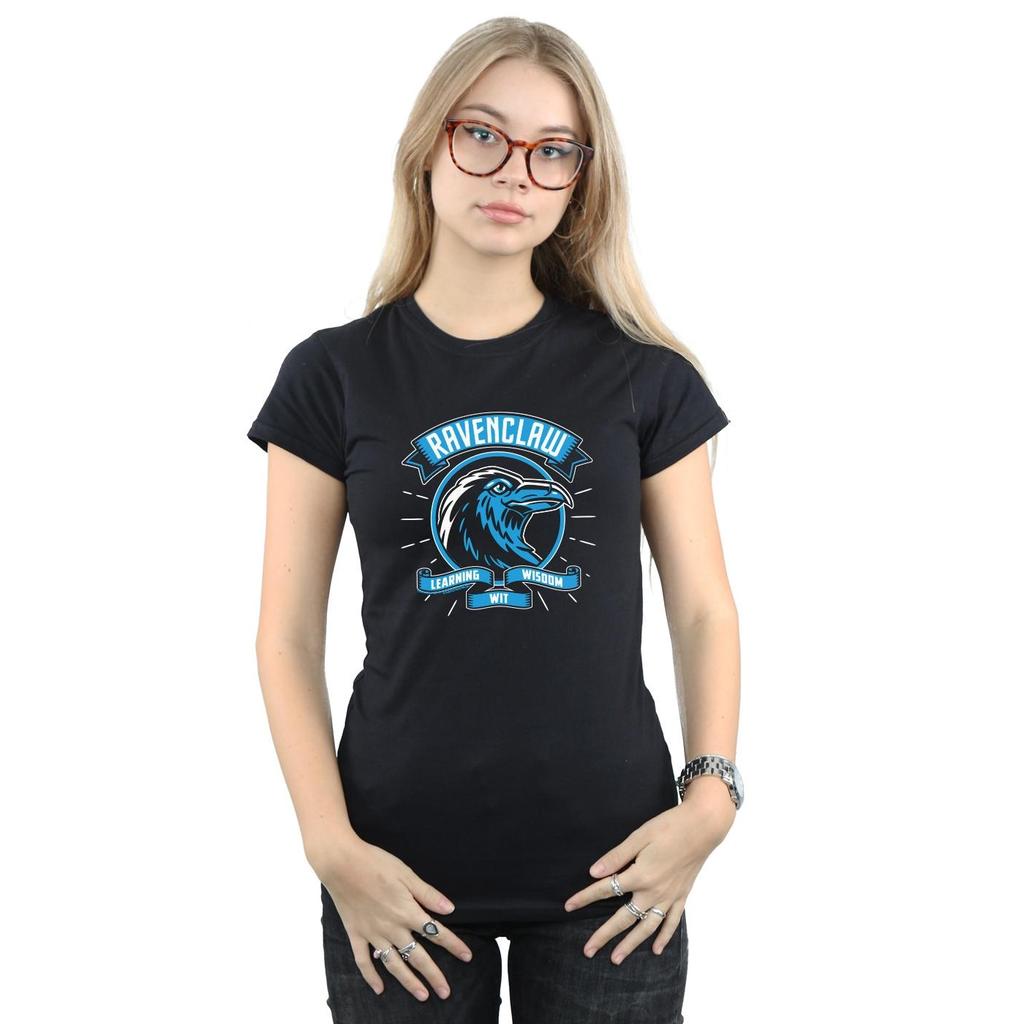 HARRY POTTER Womens/Ladies Ravenclaw Toon Crest Cotton T-Shirt