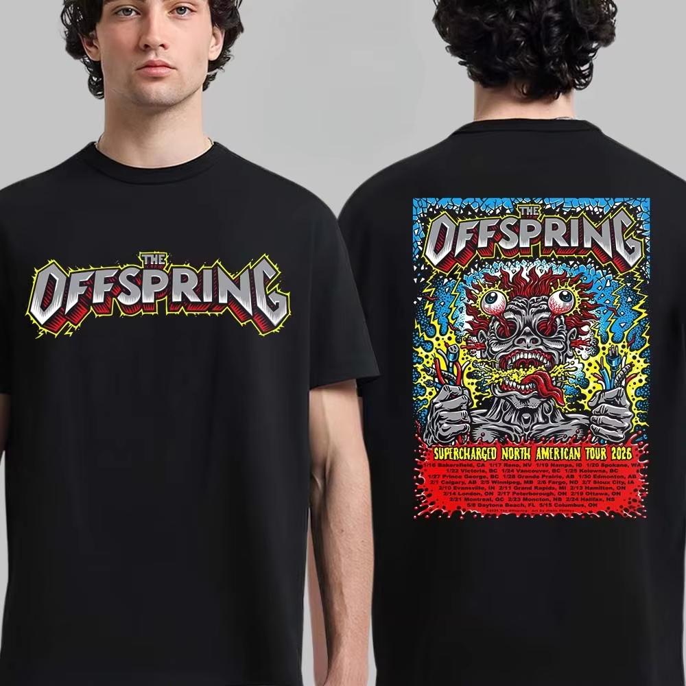 2026 New Doublesided Pattern Tshirt Rock Street Casual Suitable For Both Men And Women