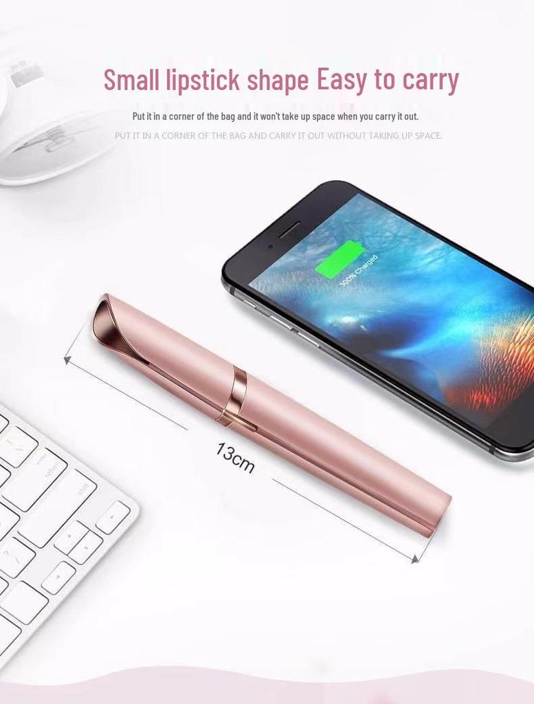 Electric Eyebrow & Nose Hair Trimmer - Unisex Automatic Shaper