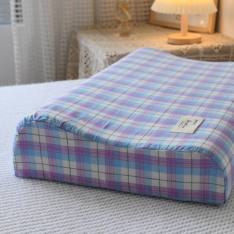 Наволочка из цветного хлопка, стираного хлопка, латекса, детская, 30x50, наволочка из хлопка для младенцев, 27x44, наволочки с эффектом памяти