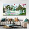 Modern Waterfall Landscape Canvas Painting Posters and Prints Making Gallery Home Decoration Wall Art Painting Frameless