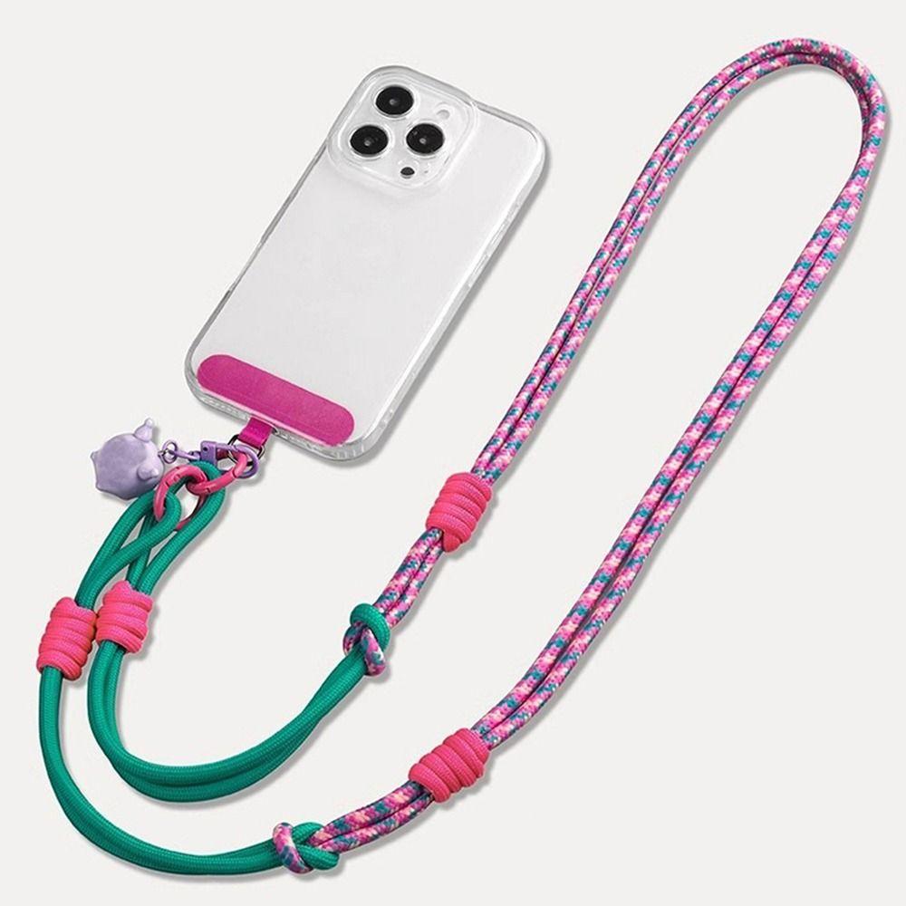 With Patch Phone Lanyards Adjustable Mobile Phone Straps New Hanging Cord Strap