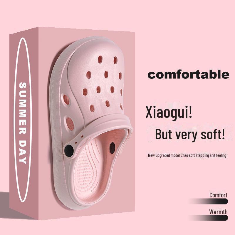 Сандалии двойного назначения на толстой подошве Baotou Summer для мужчин и женщин - обувь для спорта на открытом воздухе и пляжного отдыха