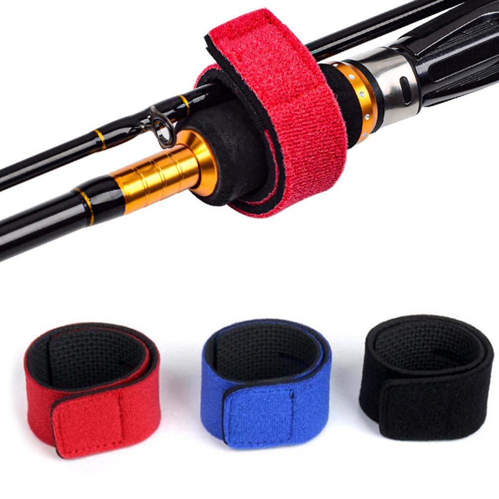 8 шт. Ремешки для удочек Регулируемые стяжки Ремешки Эластичный пояс для удочек Стяжки Рыболовные аксессуары Для фиксации удочек
