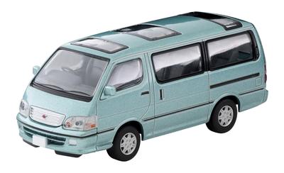 TOMYTEC Tomica Limited Vintage Neo Масштаб Toyota Hiace Wagon Super Custom G Светлая отделка 312475 1/64 LV-N216b (Модель 2002 года), Зеленый, Модель,