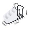 Organizer Cup Holder White/black Household Metal Cup Holder 225*95*140*105mm Carbon Steel Desktop Easy To Clean